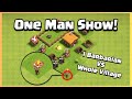 1 Max Level Barbarian VS Town Hall 2 Base | Clash of Clans