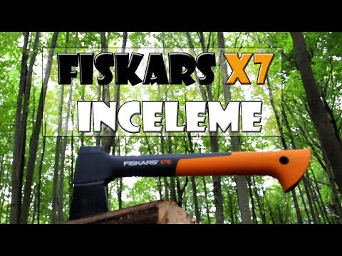 FISKARS X7 Modeli Balta İnceleme,(Test and Review The #FiskarsX7 Axe)