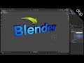 How to add 3D text in Blender 3D | Blender Text Tutorial