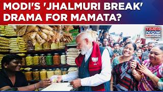 Mamata Banerjee Takes Aim At Modi As Pm Takes 'jhalmuri Break' | Bengal Cm Sees 'pure Drama'?| Watch