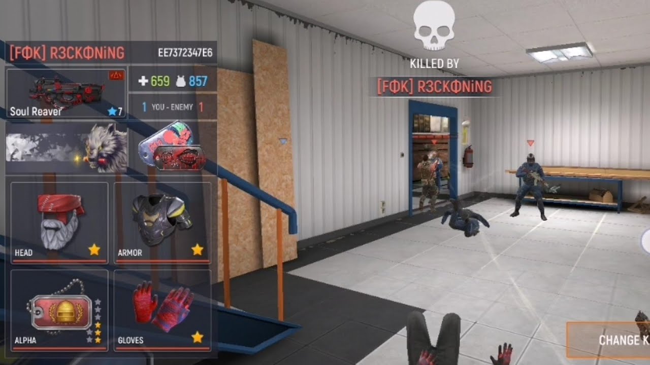 Modern ops - 1 vs 1 TDM (Sawmill) Gameplay 