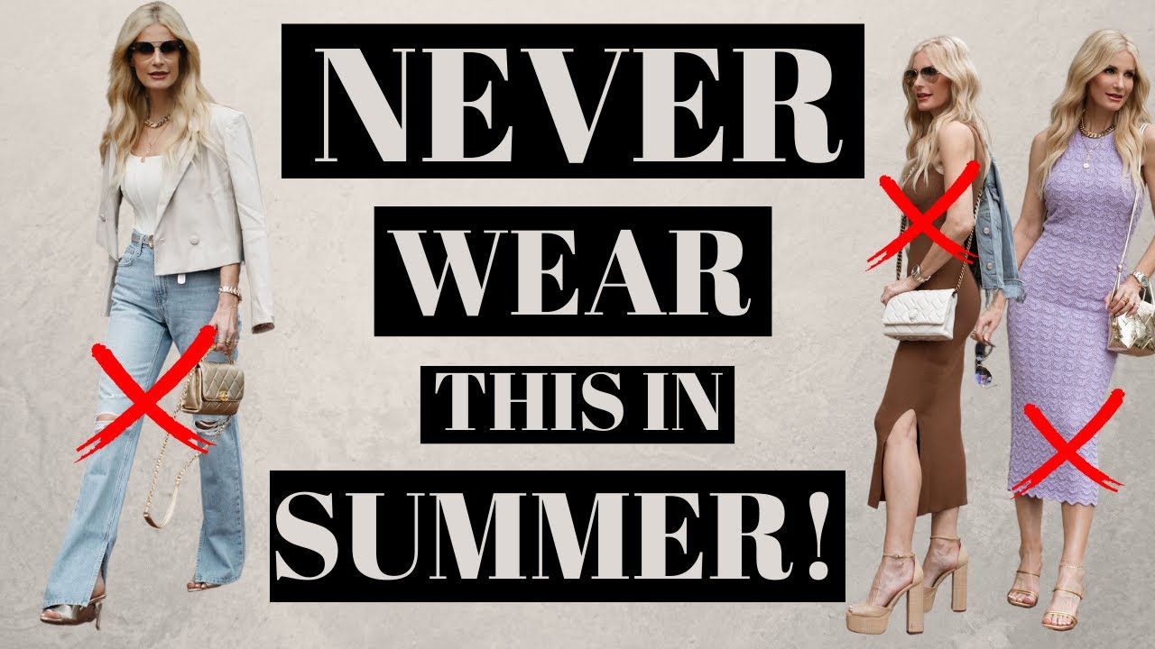 5 Things to Avoid Wearing in the Heat of the Summer | Fashion Over 40