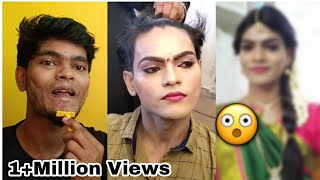 SHOCKING 😳😳 | Men in Lady Getup 🔥🔥 |  Boy to Girl Makeup Transformation | govinds thought