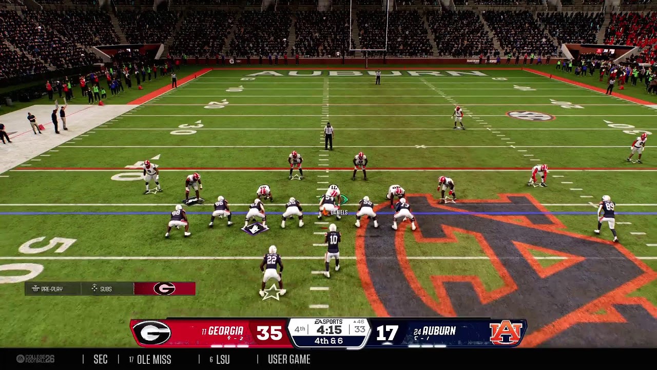College Football 25 Dynasty Vs Auburn - YouTube