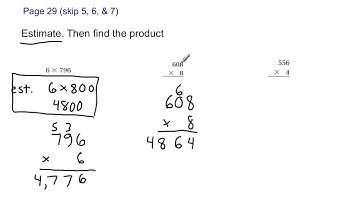 Lesson 1.6: Multiplying by 1-digit Numbers