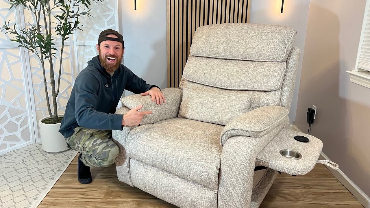 Ultimate Comfort Recliner: Lay Flat Power Lift Chair with Massage, Heat & Wireless Charging!