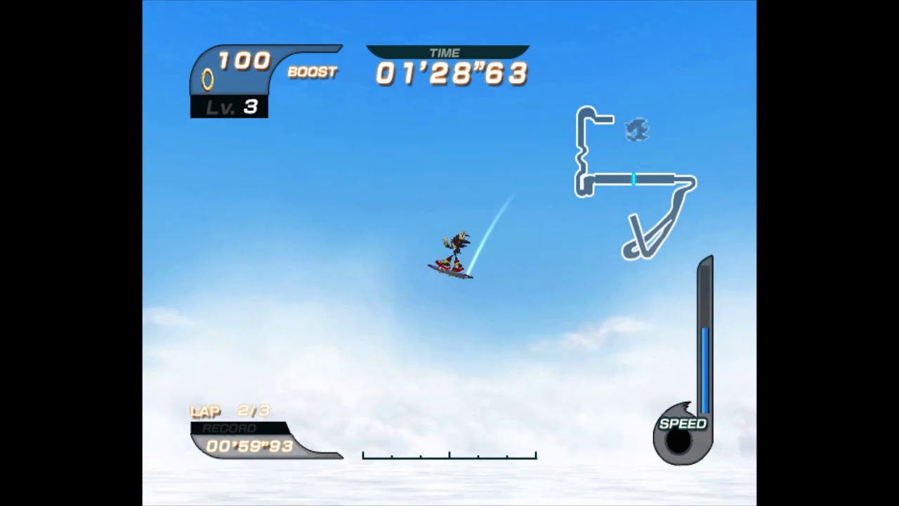 Sonic Riders: Babylon Garden 2'59"16 w/ Fastest