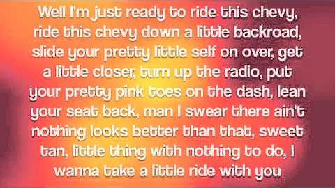 Take a Little Ride By Jason Aldean With Lyrics