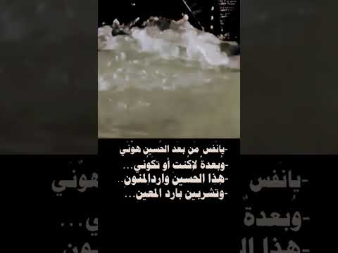 يا نفس من بعد الحسين هوني