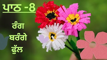 4TH CLASS EVS(ਪਾਠ -8, ਰੰਗ ਬਰੰਗੇ ਫੁੱਲ ) LESSON READING WITH EASY SOLVED ANSWERS