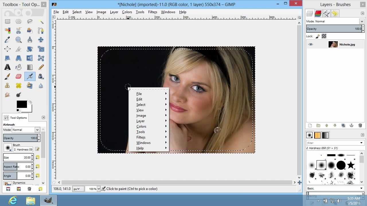 GIMP: suavize e borre imagens com a Ferramenta Borrar! - TecMundo