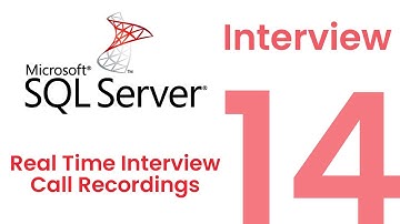 Ms SQL Server DBA Experienced Interview Questions And Answers - Interview 14