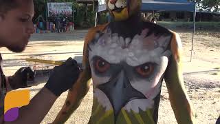 Xavier En El Segundo Concurso De Cuerpos Pintados Paz Yaku 2024