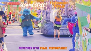 Final 2023 Sesame Street Halloween Parade | Nov 12th Performance| Sesame Place Furry Friends Weekend