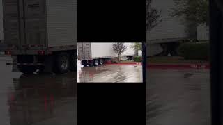 How to Exit parking lot in a Semi  #fullsend