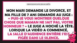 Ma fille a diffusé une vidéo à mon audience de divorce, tout le monde a été choqué par la révélation
