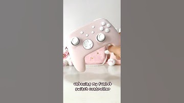 unboxing pink switch controller from funlab #controller #shorts