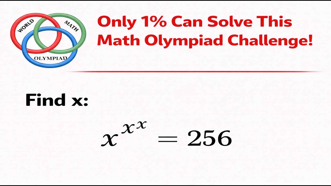 Only 1% Can Solve This Math Olympiad Challenge!