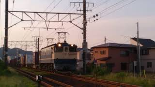 3071レ 今日も代走 EF65ｰ2068 沼津↔片浜