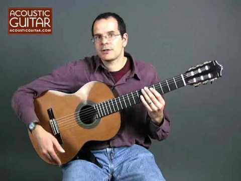 Bedrag Torden Kollega Acoustic Guitar Review - Alhambra 9P classical guitar - YouTube