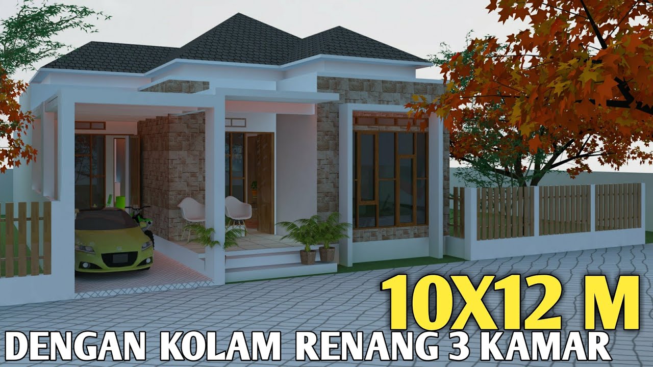  desain rumah minimalis 10x12 RUMAH 10X12 UKURAN TANAH 