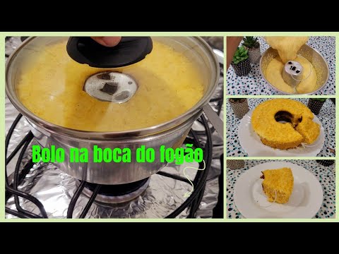 RECEITA DA VOVÓ/BOLO NA BOCA DO FOGÃO 😍😋Bolo de MILHO 🌽 molhadinho