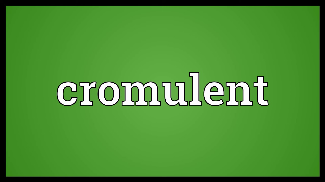 Cromulent Meaning