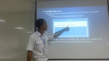 5-Advanced C#: Chapter 5 DataAdapter, DataSet and DataTable; Group C; Presentation by Mr. Chou Boran