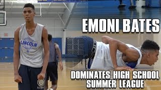 Emoni Bates EFFORTLESSLY DOMINATES High School Summer League - #1 Incoming Freshmen in the Nation