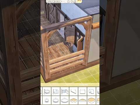 How to Get Realistic Open Shutters in The Sims 4! 🔥 (Easy Hack) #short #shorts #thesims4 #sims4build