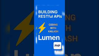 Building RESTful APIs with Lumen Php in 60 seconds in hindi #shortsfeed