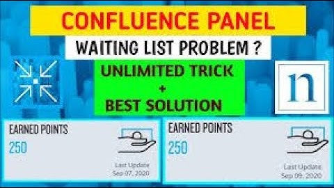 🔥//CONFLUENCE 🤫app waiting list problem solved...//🔥Unlimited 😲points trick....🤑