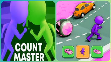 Count master 😄 .. shape shifting 🚕🚗 Mobile Games All Levels Gameplay Walkthrough Android, IOS