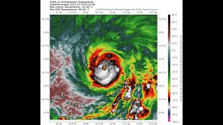 Hurricane Sandy (2012) GOES-13 FozIR Satellite Imagery