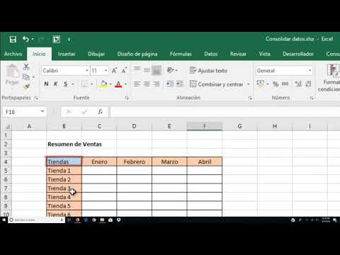 ❄️ EXCEL INTERMEDIO / Consolidación de Datos