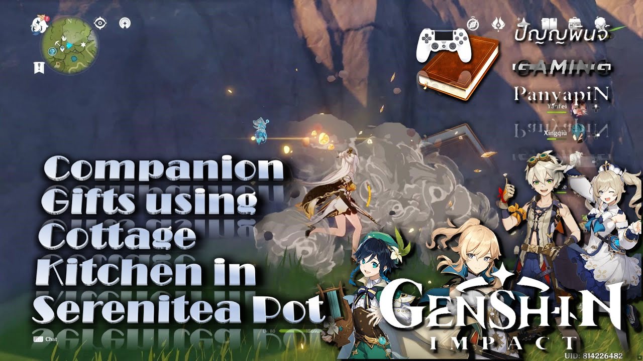 Companion Gifts using Cottage Kitchen in Serenitea Pot | Genshin Impact ...
