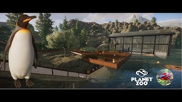 Coastal Glass Dome for King Penguins 🐦 | Sunndalsfjorden Zoo | Planet ZOO | speedbuild | part 16