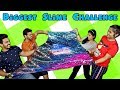 Biggest Slime Challenge | Big Slime Competition | Hungry Birds Slime Challenge