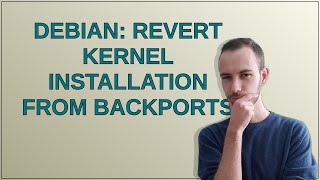 Debian: revert kernel installation from backports