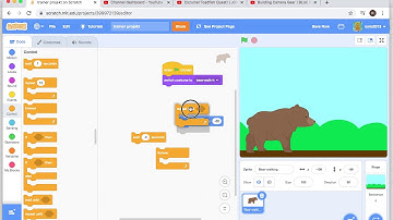 Scratch from scratch ep03: Animation: a bear walking