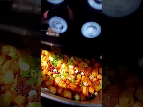 Хрустящий картофель с беконом на ужин #рецепты#готовка #аэрогриль #ужин