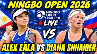 Information 🔴 LIVE! Alex Eala vs Diana Shnaider 🇵🇭🎾 | Ningbo Open 2026 Showdown Update