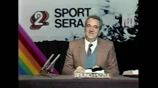 1985 Rai Rete2 Sport Sera Del 17 Aprile In Studio Bruno Pizzul