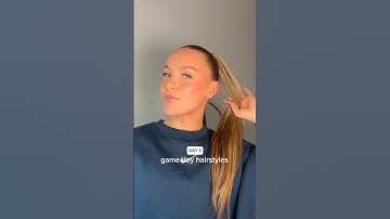 5 hacks to get a perfect slick back ponytail #soccergirl #hairtutorial #slickback