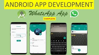 Android Studio Tutorial - Complete WhatsApp Chatting App