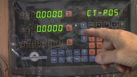 DRO how to use #3 bolt hole circle