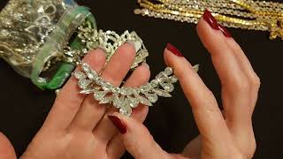 ASMR | Rhinestone Jewelry Show & Tell Part 5 (Soft Spoken) screenshot 3