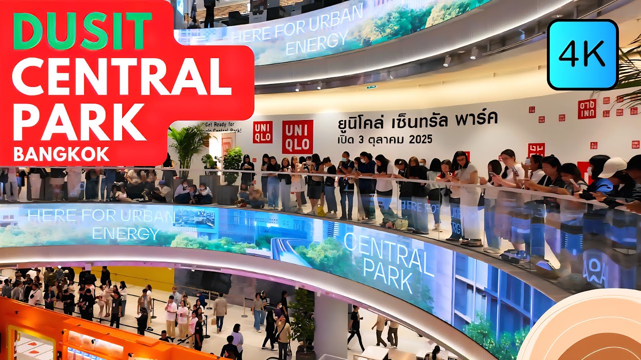 Bangkok, Thailand | Stadstur till Fots 4K | 6 sep. 2025