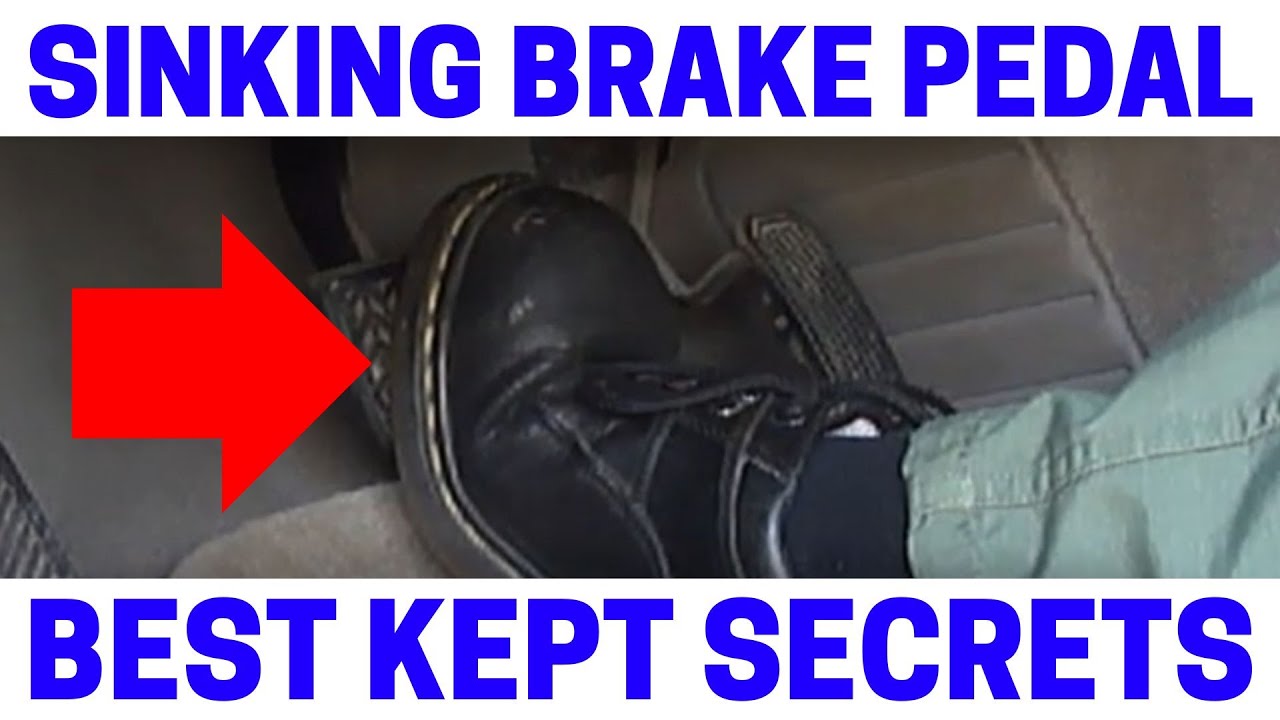 Never Fix A Brake Pedal Sinking Until Watching This Youtube
