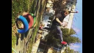 Guy Doing A Blackflip In Slow Motion Makes Him Look He's Walking On Air